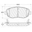 Disc Brake Pad Set CE 102.06190