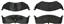 Disc Brake Pad Set CE 102.06420