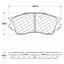 Disc Brake Pad Set CE 102.06430