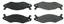 Disc Brake Pad Set CE 102.06510