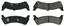 Disc Brake Pad Set CE 102.06670