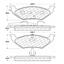 2002 Chrysler Grand Voyager Disc Brake Pad Set CE 102.07150