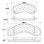 2002 Chevrolet C3500 Disc Brake Pad Set CE 102.07170