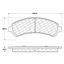 Disc Brake Pad Set CE 102.07260