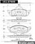 1998 Mercedes-Benz ML430 Disc Brake Pad Set CE 102.07600