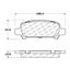 Disc Brake Pad Set CE 102.07700