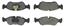 Disc Brake Pad Set CE 102.07960