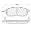 Disc Brake Pad Set CE 102.08150