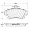 Disc Brake Pad Set CE 102.08370