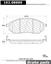 Disc Brake Pad Set CE 102.08880