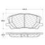 Disc Brake Pad Set CE 102.10050