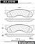 Disc Brake Pad Set CE 102.10540