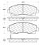 Disc Brake Pad Set CE 102.11020