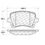 2010 Audi S3 Disc Brake Pad Set CE 102.11080