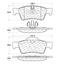 Disc Brake Pad Set CE 102.11220