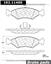 Disc Brake Pad Set CE 102.11400