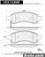 Disc Brake Pad Set CE 102.11690