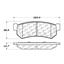 Disc Brake Pad Set CE 102.13150