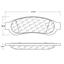 Disc Brake Pad Set CE 102.13340