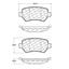 Disc Brake Pad Set CE 102.13620