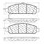 Disc Brake Pad Set CE 102.14010