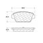 Disc Brake Pad Set CE 103.03290