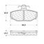 Disc Brake Pad Set CE 103.03910