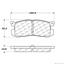 Disc Brake Pad Set CE 103.04000