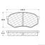 Disc Brake Pad Set CE 103.04330