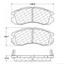 Disc Brake Pad Set CE 103.04700