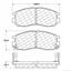 Disc Brake Pad Set CE 103.04840