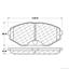 Disc Brake Pad Set CE 103.04860