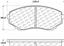 Disc Brake Pad Set CE 103.05510