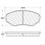 Disc Brake Pad Set CE 103.05510