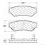 Disc Brake Pad Set CE 103.05560