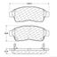 Disc Brake Pad Set CE 103.05620