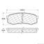 Disc Brake Pad Set CE 103.06060