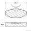 Disc Brake Pad Set CE 103.06100