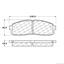 Disc Brake Pad Set CE 103.06220