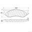 Disc Brake Pad Set CE 103.07020