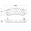 Disc Brake Pad Set CE 103.07290