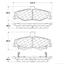 Disc Brake Pad Set CE 103.07500