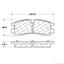 Disc Brake Pad Set CE 103.07540