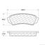 Disc Brake Pad Set CE 103.07730