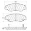 1998 Kia Sportage Disc Brake Pad Set CE 103.07740