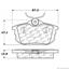 Disc Brake Pad Set CE 103.08380