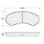 Disc Brake Pad Set CE 103.08670