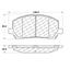 Disc Brake Pad Set CE 103.08840