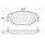 Disc Brake Pad Set CE 103.09100