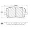 Disc Brake Pad Set CE 103.09230